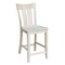 International Concepts Ava Counter Height Stool, 24" Seat Height, Unfinished S-132 - alternate 8